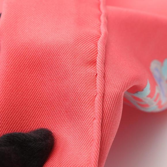 Hermès HERMES Carré 90 "LE SACRE DU PRINTEMPS" Silk Scarf for Women, Pink - Picture 9 of 9